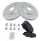 Front Performance Rotor & Posi Ceramic Pad Kit 03-08 Pilot