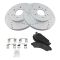 Front Performance Rotor & Posi Metallic Pad Kit 05-07 Chevy Truck/SUV