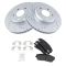 Front Performance Rotor & Posi Metallic Pad Kit 05-10 300; 09-13 Challenger