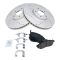 Front Performance Rotor & Posi Ceramic Pad Kit 06-12 Nissan 350Z, 370Z