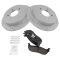 Rear Performance Rotor & Posi Ceramic Pad Kit 97-04 F150; 97-02 Expedition