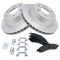 Rear Performance Rotor & Posi Ceramic Pad Kit 00-06 Chevy Truck/SUV