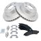 Rear Performance Rotor & Posi Metallic Pad Kit 00-06 Chevy Truck/SUV