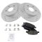 Rear Performance Rotor & Posi Ceramic Pad Kit 04-12 Gm FWD