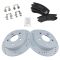 Rear Performance Rotor & Posi Metallic Pad Kit 97-05 Buick Olds Pontiac