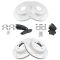 Front & Rear Performance Rotor & Posi Ceramic Pad Kit 05-12 Charger Challenger