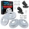 Front & Rear Performance Rotor & Posi Ceramic Pad Kit 97-04 Regal