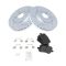 Front Performance Rotor & Posi Metallic Pad Kit 08-11 Malibu; 08-10 G5; 07-09 Aura