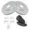 Hodna Acura Multifit Front Performance Rotor & Premium Posi Ceramic Pad Kit