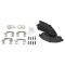 Front & Rear Performance Rotor & Premium Posi Semi Metallic Pad Kit 02-05 Trailblazer, Envo