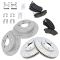 Front & Rear Performance Rotor & Ceramic Pad Kit 00-05 Chevy Impala