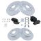 Front & Rear Performance Rotor & Premium Posi Ceramic Pad Kit 08-11 Malibu; 08-10 G5; 07-09 A