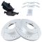 99-08 BMW 3 Series Multifit Front Ceramic Brake Pad & Performance Rotor Kit