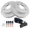 88-00 Chevy GMC Truck Front Ceramic Brake Pad & Performance Rotor Set