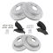 06-12 Ram 1500; 07-09 Aspen, Durango Front & Rear Performance Rotor & Ceramic Pad Kit