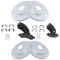 08-12 Enclave, Traverse, Acadia Front & Rear Performance Brake Rotor & Premium Posi Ceramic Pad Kit