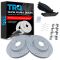 10-11 Flex, MKS Front Performance Brake Rotor & Metallic Pad Set