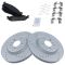 10-11 Flex, MKS Front Performance Brake Rotor & Metallic Pad Set