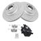 02-05 745i; 06-08 750i Front Performance Brake Rotor & Metallic Pad Set