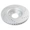 Performance Drilled Slotted Brake Rotor & Posi Metallic Pad Front & Rear Kit GM SUV