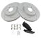 11-13 Explorer; 10-13 Flex; 10-14 Taurus Front Performance Brake & Ceramic Pad Kit