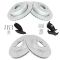 03-08 Crown Victoria; Grand Marquis Front & Rear Ceramic Pad & Performance Rotor Kit