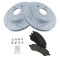 07-09 Aspen; 04-09 Durango; 06-10 Dodge 1500 Front Performance Brake Rotor & Ceramic Pad Kit