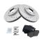 01-07 Taurus; 96-97 Thunderbird Front Performance Brake Rotor & Ceramic Pad Kit