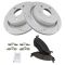 07-09 Aspen; 04-09 Durango;02-13 Ram 1500 Rear Performance Brake Rotor & Ceramic Pad Kit