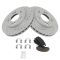 89-01 Eclipse Front Performance Brake Rotor & Ceramic Pad Kit