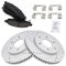 04-05 Nissan Titan Front Performance Brake Rotor & Ceramic Pad Kit