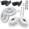 05-09 Subaru Legacy, Outback F & R Posi Metallic Pad & Performance Rotor Kit