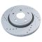 06-10 Jeep Commander; 05-10 Grand Cherokee (exc SRT) Front Ceramic Pad & Performance Brake Rotor Kit