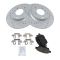 06-12 Fusion, MKZ, Mazda 6, Miata, Millan Rear Ceramic Pad & Performance Rotor Kit