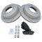 07-14 Tundra; 08-14 Sequoia Rear Performance Brake Rotor & Posi Ceramic Pad Kit