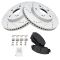 06-12 Toyota Rav4 Front Ceramic Brake Pad & Performance Rotor Kit