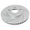 92-04 Camry Avalon ES300 Front Ceramic Brake Pad & Performance Drilled Slotted Rotor Kit