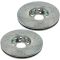 VW Audi Multifit Front Semi Metallic Brake Pads & Performance Rotor Kit