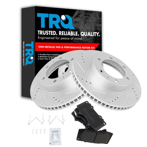 Toyota Truck Multifit Front Premium Posi Semi Metallic Brake Pads & Performance Rotor Kit