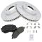 Front Performance Rotor & Premium Posi Ceramic Brake Kit for 07-12 Caliber, 08-12 Lancer