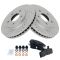 Front Performance Rotor & Premium Posi Ceramic  Brake Kit for 90-93 Deville, 90-92 Fleetwood