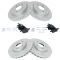 2012-14 Ford Focus Front & Rear Performance Brake Rotor & Ceramic Pad Kit