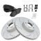 13-14 FR-S 13-14 BRZ 14-Forester 11-14 Impreza Front Performance Rotor & Posi Ceramic Pad Kit Set