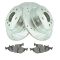 89-95 525i, 93 528iT, 94-95 530i, 89-93 535i, Rear Performance Rotor & Premium Posi Ceramic Pad Kit