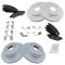 15-16 Escalade, 15-16 Escalade ESV, 14-16 Silverado 1500 Front & Rear Ceramic Pads & Perf Rotor Kit