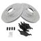 00-04 Focus Exc. SVT Front Premium Posi Metallic Brake Pads & Performance Rotor Kit