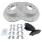 09-14 Nissan Maxima Rear Premium Posi Ceramic Brake Pad & Performance Rotor Kit