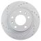 03-05 Mazda 6; 03 Protege; Rear Posi Ceramic Pad & Performance Rotor Kit