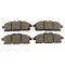 11-16 Nissan Quest Front Posi Ceramic Pad & Performance Rotor Kit
