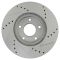 11-16 Nissan Quest Front Posi Ceramic Pad & Performance Rotor Kit